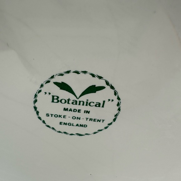 Botanical Pitcher Made In Stoke On Trent England 9x8.5” - Picture 10 of 11